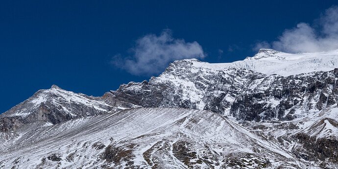 First Snow on Glockner Group