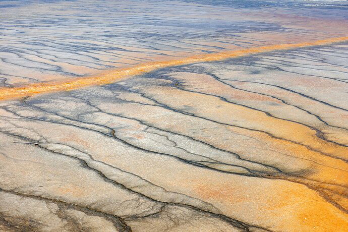 Grand Prismatic Spring Abstract