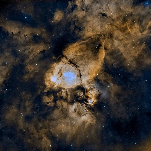 Fish head Nebula in Cassiopeia (IC 1795)