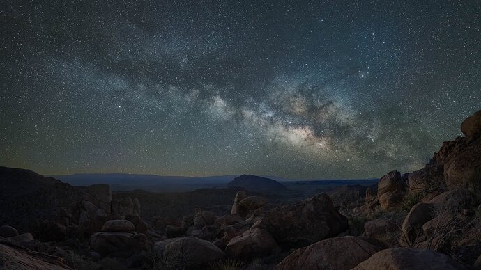 Big Bend Milky Way at Balanced Rock 2