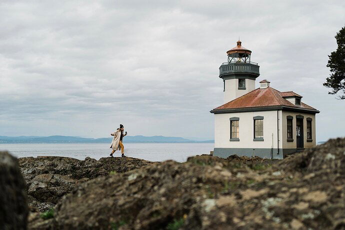 Morning Coffee on San Juan Island