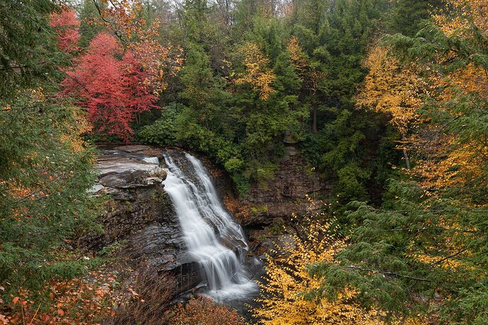 Swallow Falls in Maryland