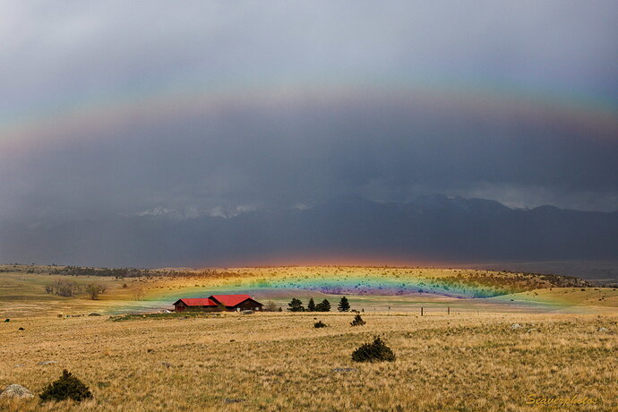 A Grounded Rainbow