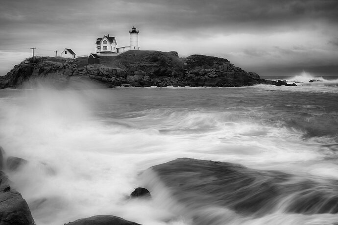 Stormy Nubble Light