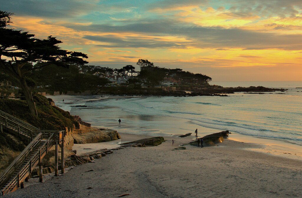 Sunset at Carmel Beach Landscape Critiques Nature Photographers Network