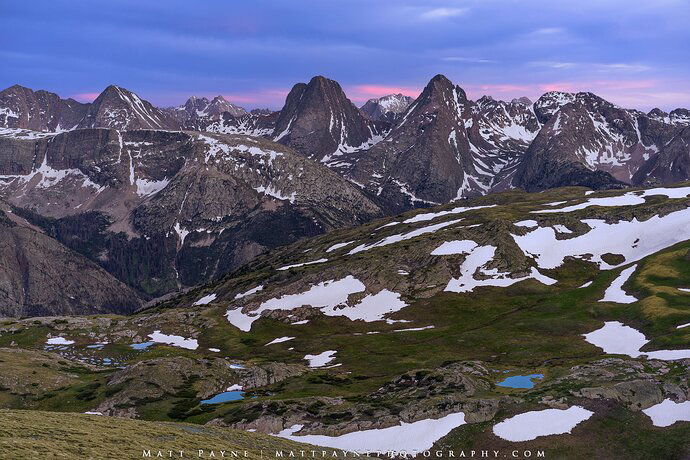 Grenadier Mountain Sunset