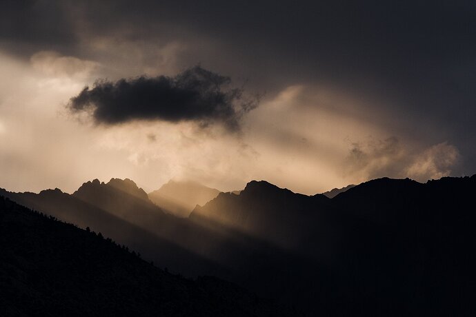 Eastern Sierra Lone Cloud