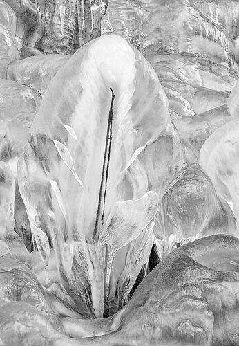 Ice Formation #1 Granville BW Dehaze Effect.jpg