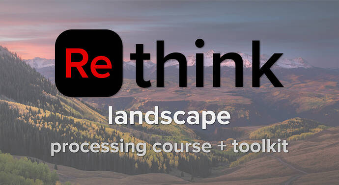 Rethink Landscape Presets and Processing Logo Wide