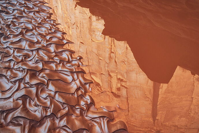 Mud Patterns and Reflections in Day Canyon copy