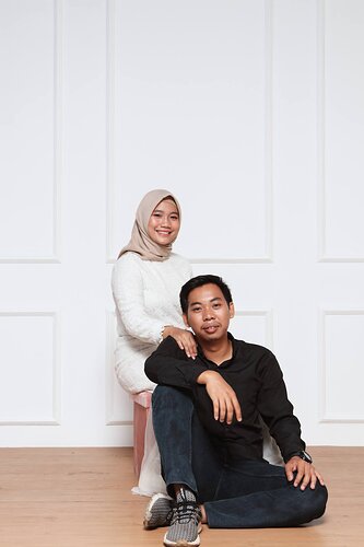 prewedding photography casual indoor