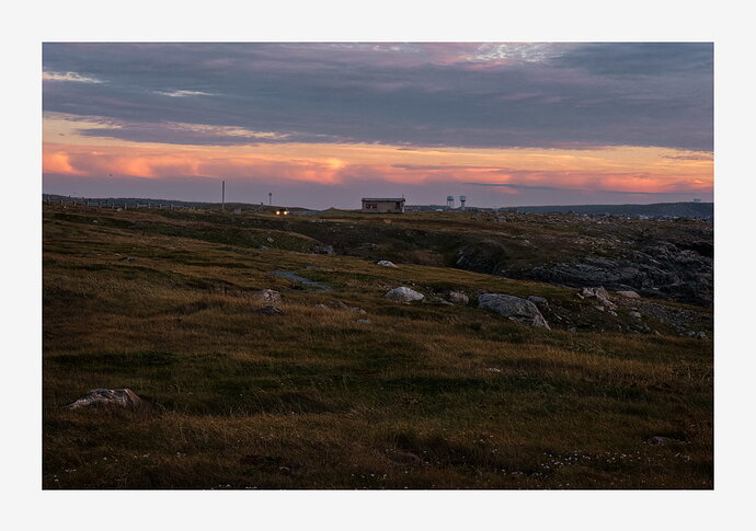Sunset Over Sally's Cove, Newfoundland