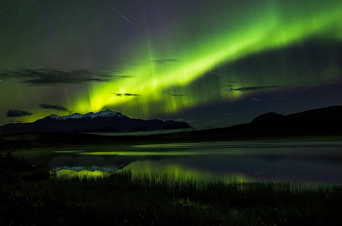 Aurora & Shooting Star