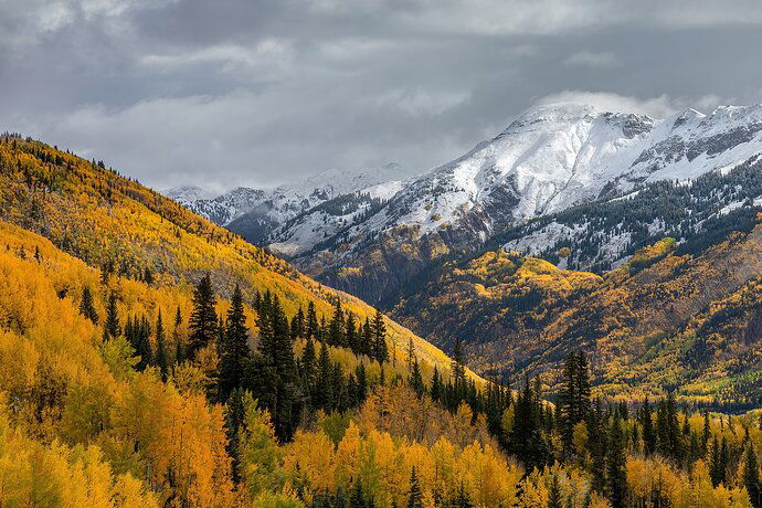 Ooh aah Colorado autumn grand landscape