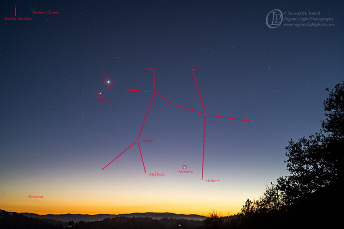 With Constellation Lines