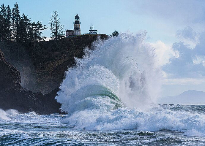 King Tides at Cape Disappointment