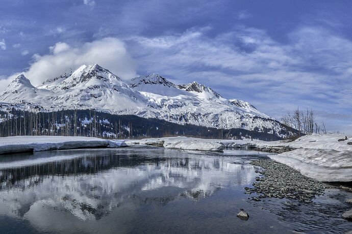 Lowe River & Mountains - Spring 2022