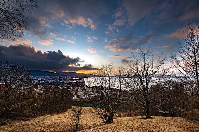 February Sunset in Norway