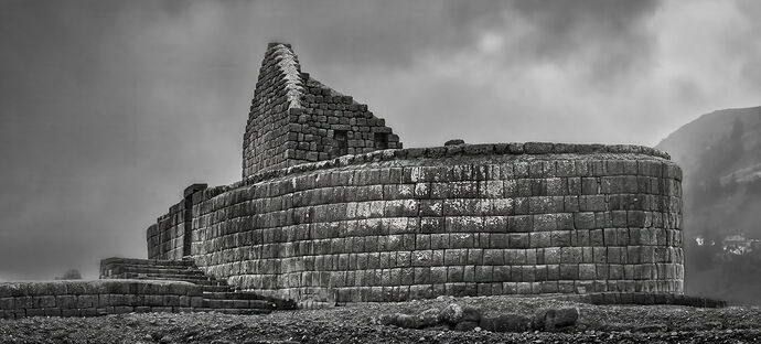 Gary-Temple of the Sun B&W
