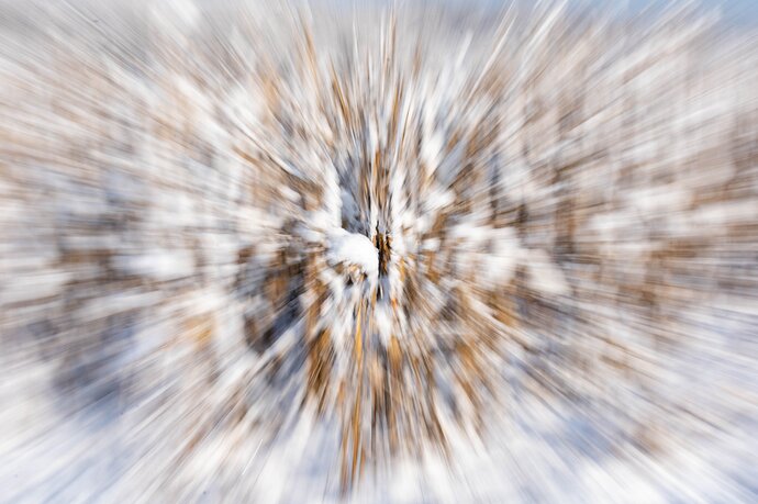 into the snow (ICM)