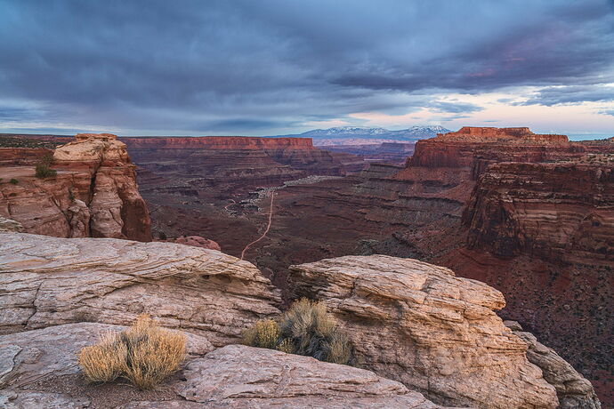 Clouds Over Shafer Canyon at Sunset-2.jpg