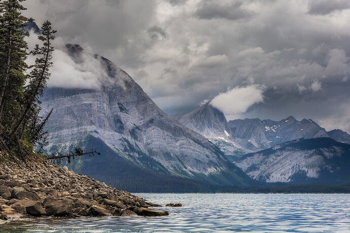 Moody day on the lake