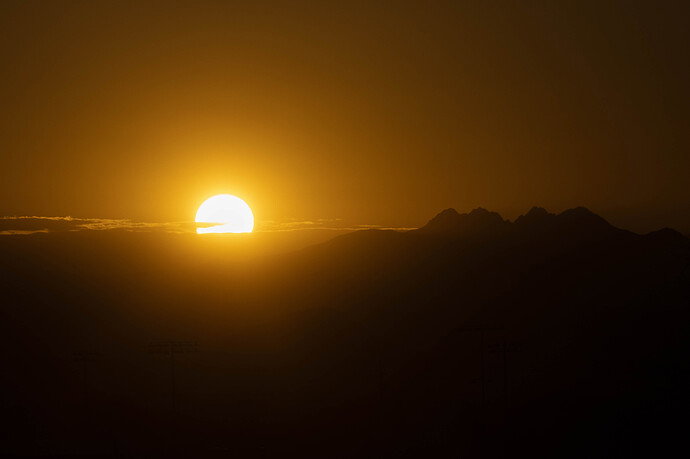 Here comes the sun