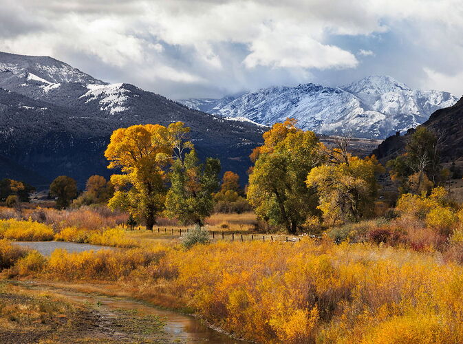 Fall on the Yellowstone River