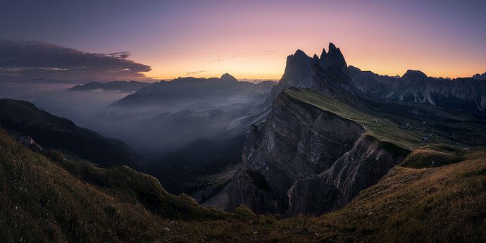 A Morning in the Dolomites
