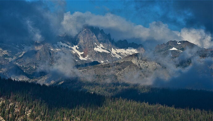 Minarets Clouds Color