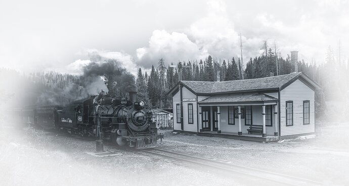 A Different Looking Steam Train