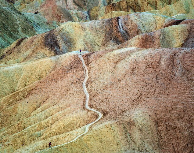 Colorful hike