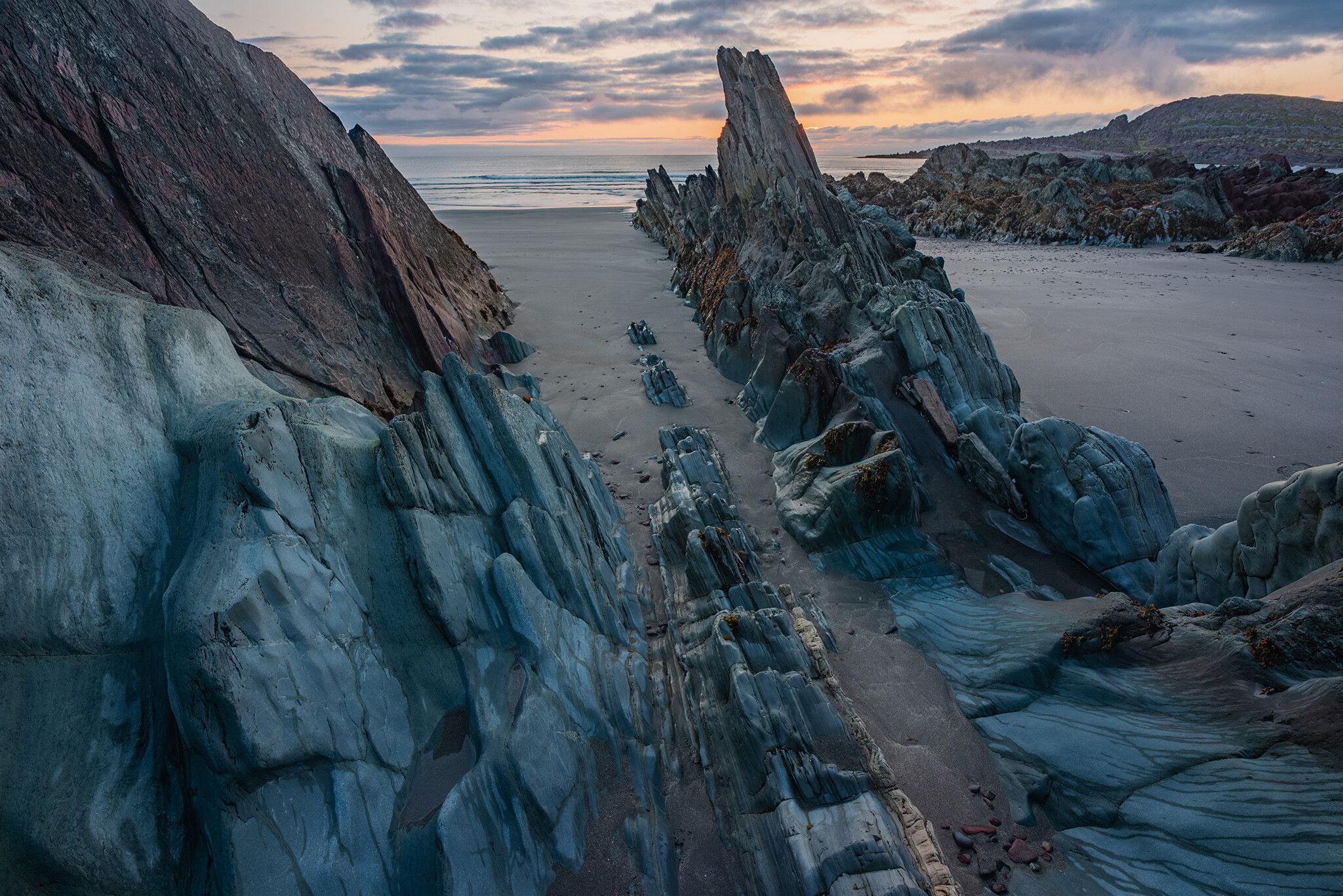 Early morning at low tide